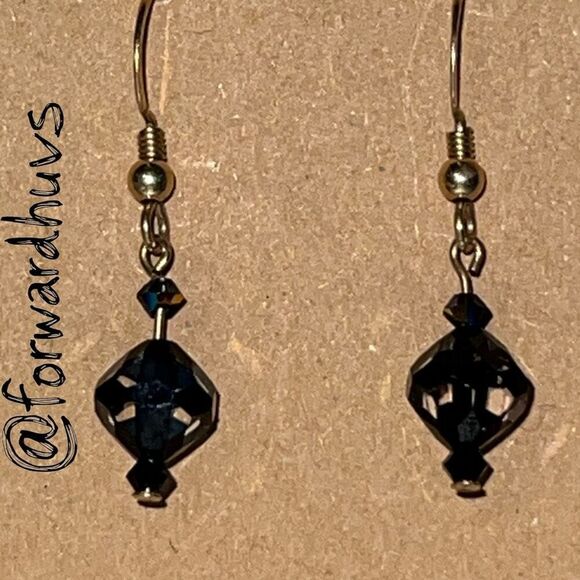 Bundle Sale 3 for $15 | Elegant Black Bead Earrings - Picture 5 of 7